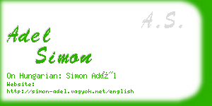 adel simon business card